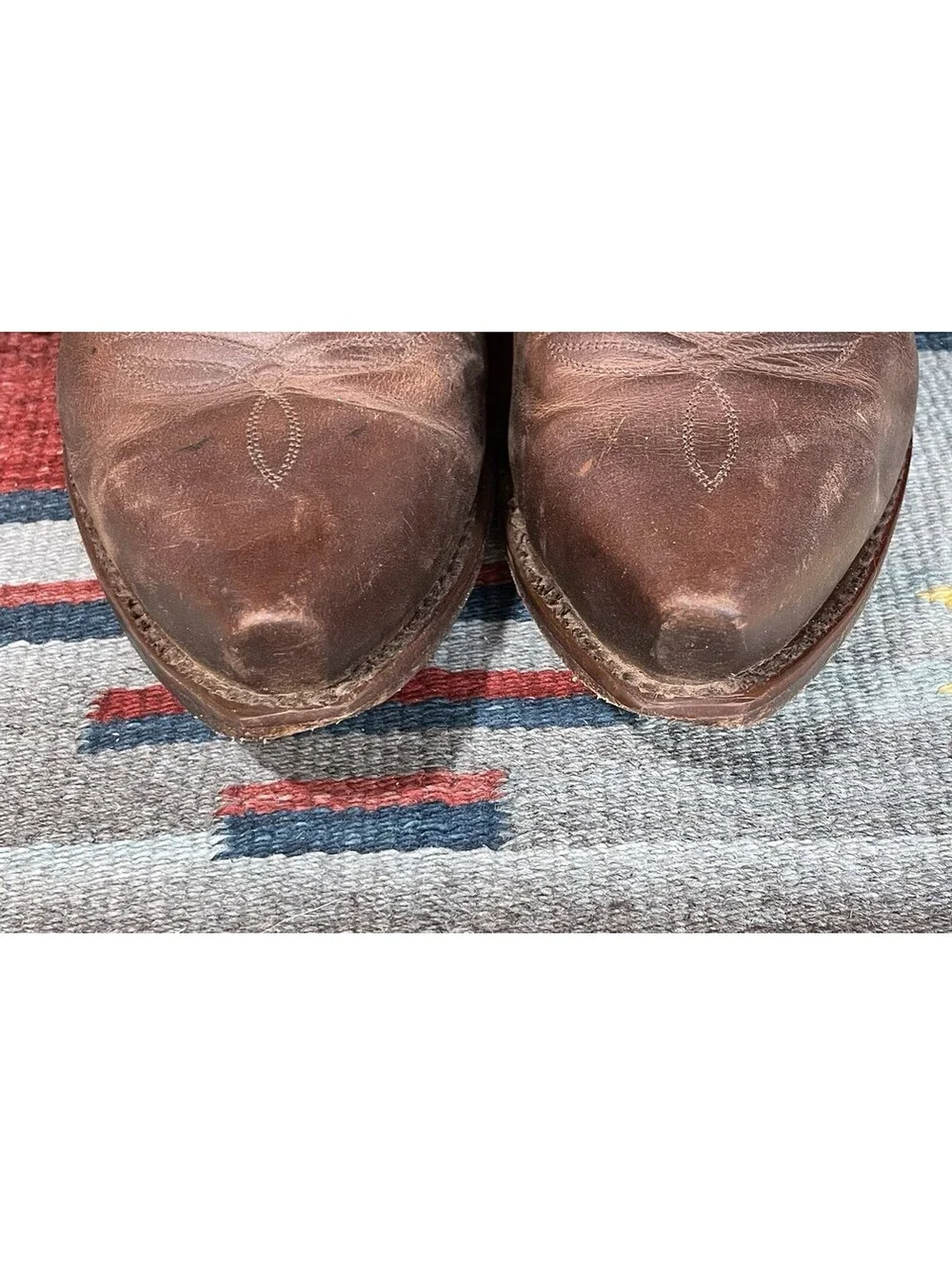 Dan post Brown Leather Snip Toe Boots Men’s Size 10 EW